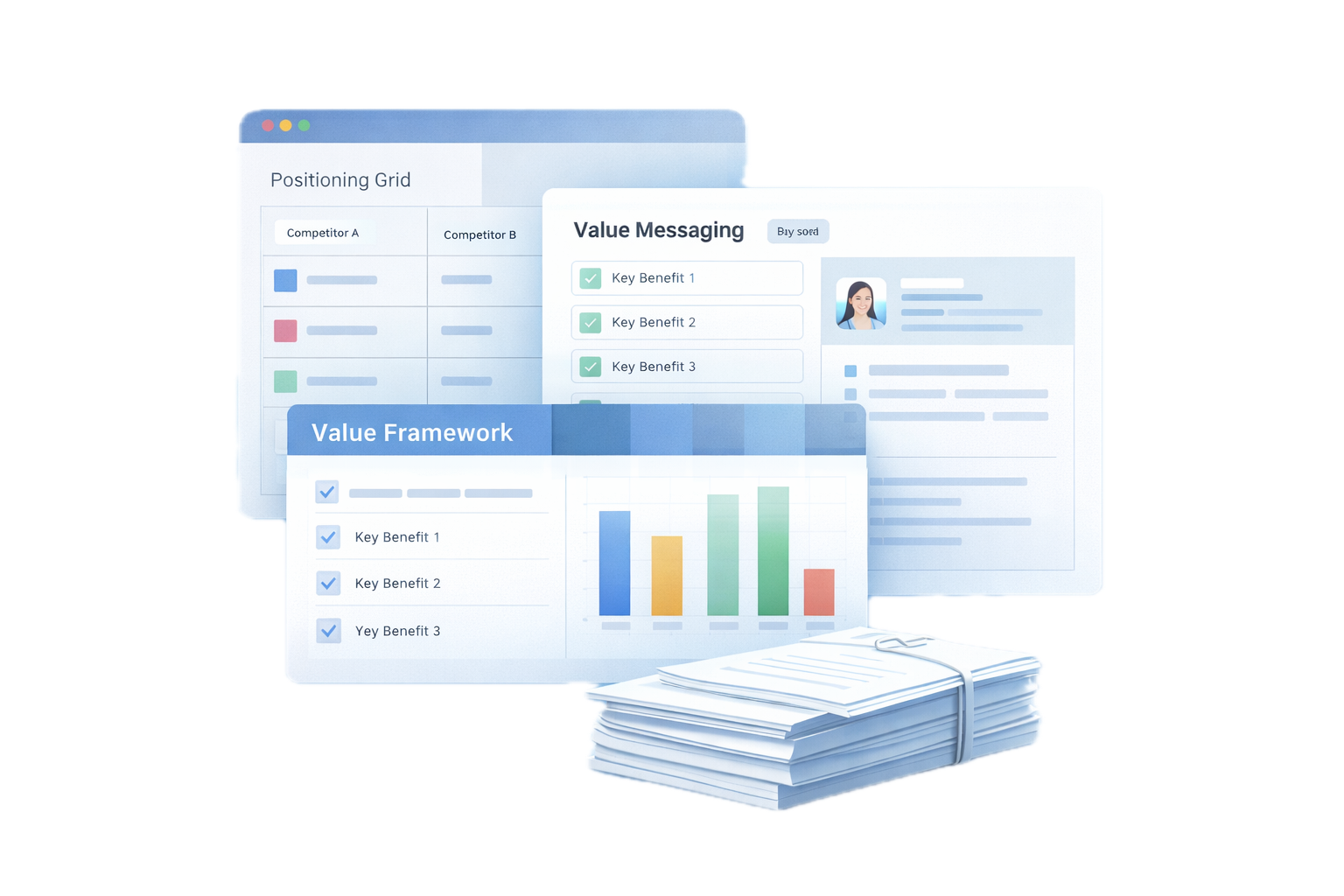 Fix messaging inconsistency and differentiation gaps